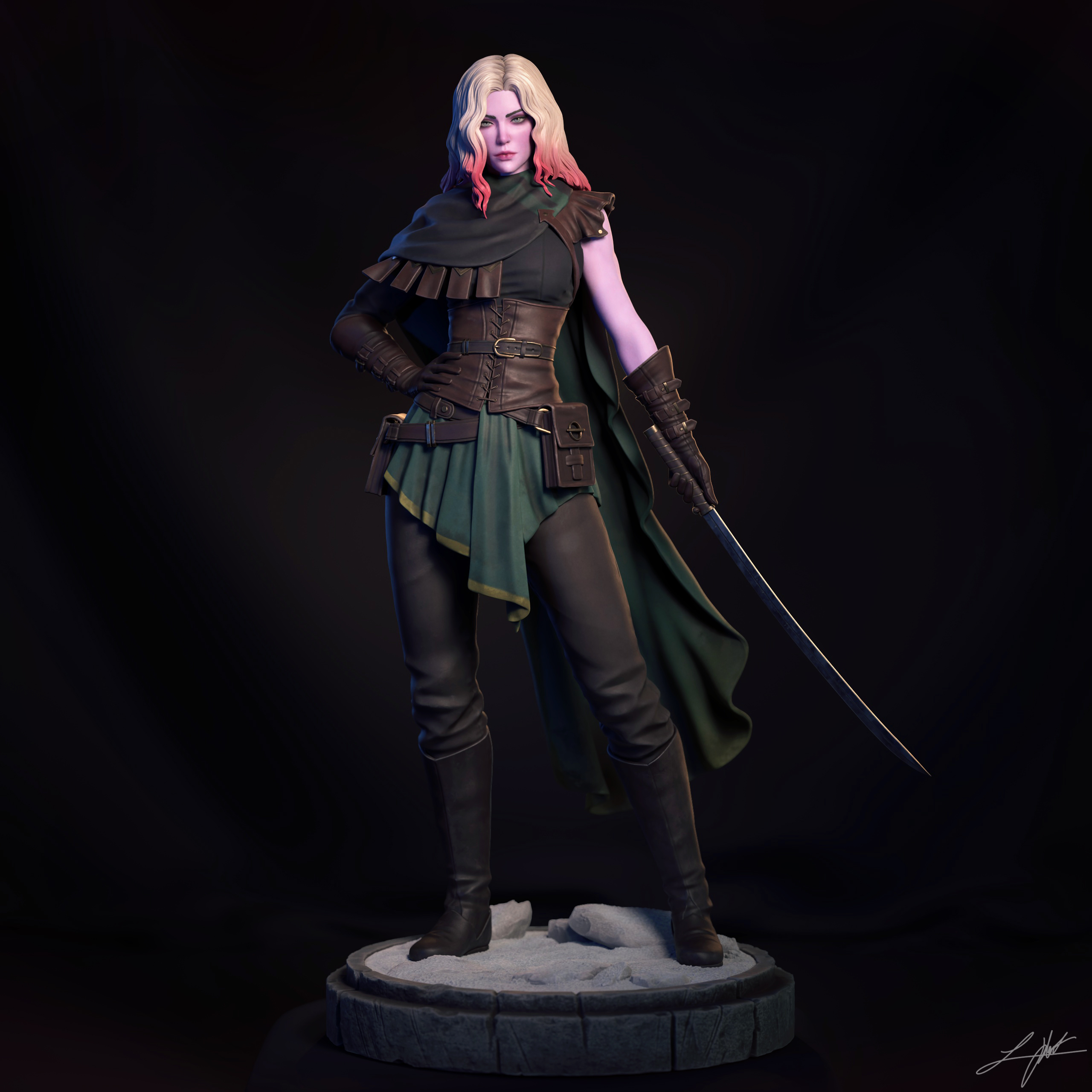 Briennelle Zaharina - 1/1/4 Scale Resin Statue