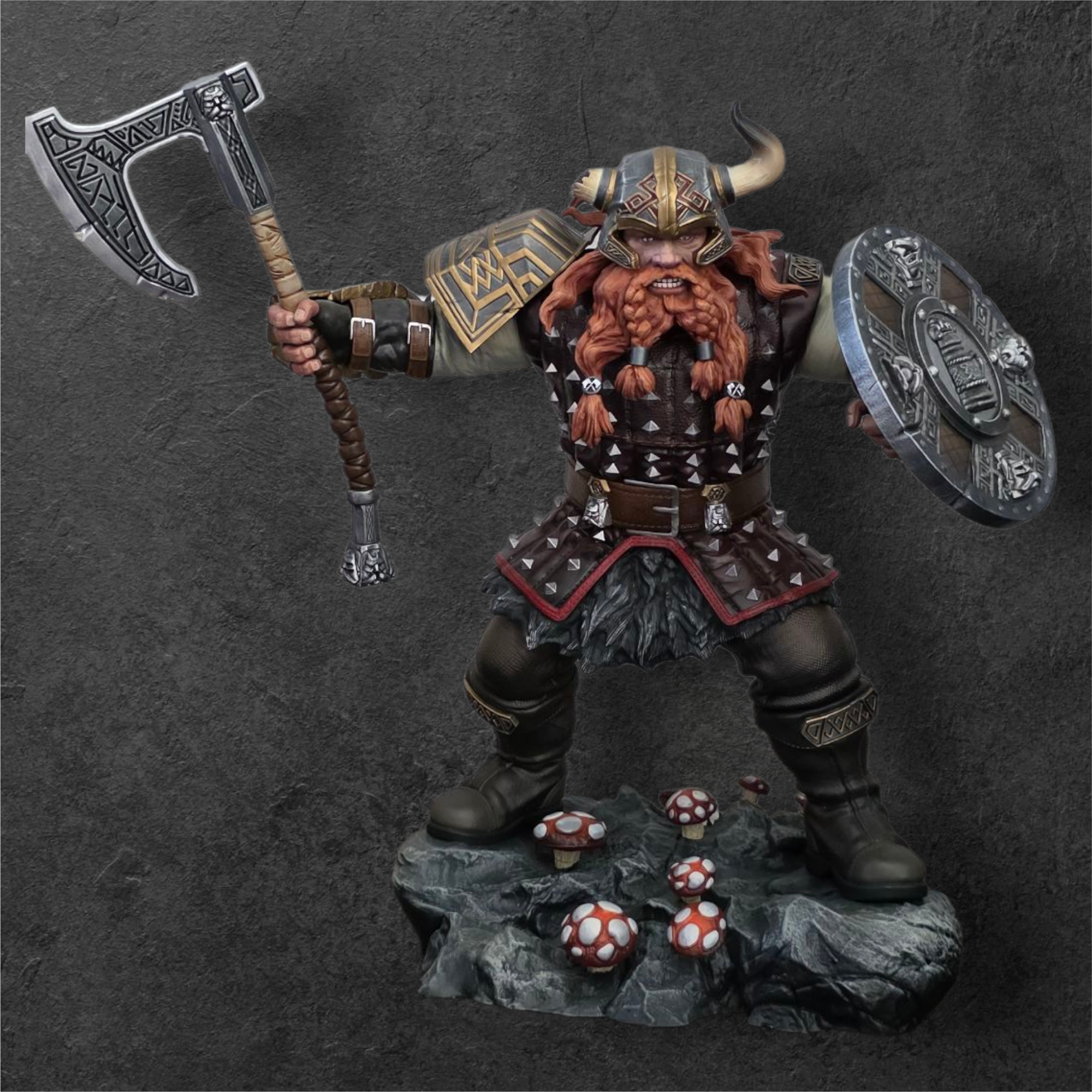 Bruenor Battlehammer - 1/4 Scale Resin Statue