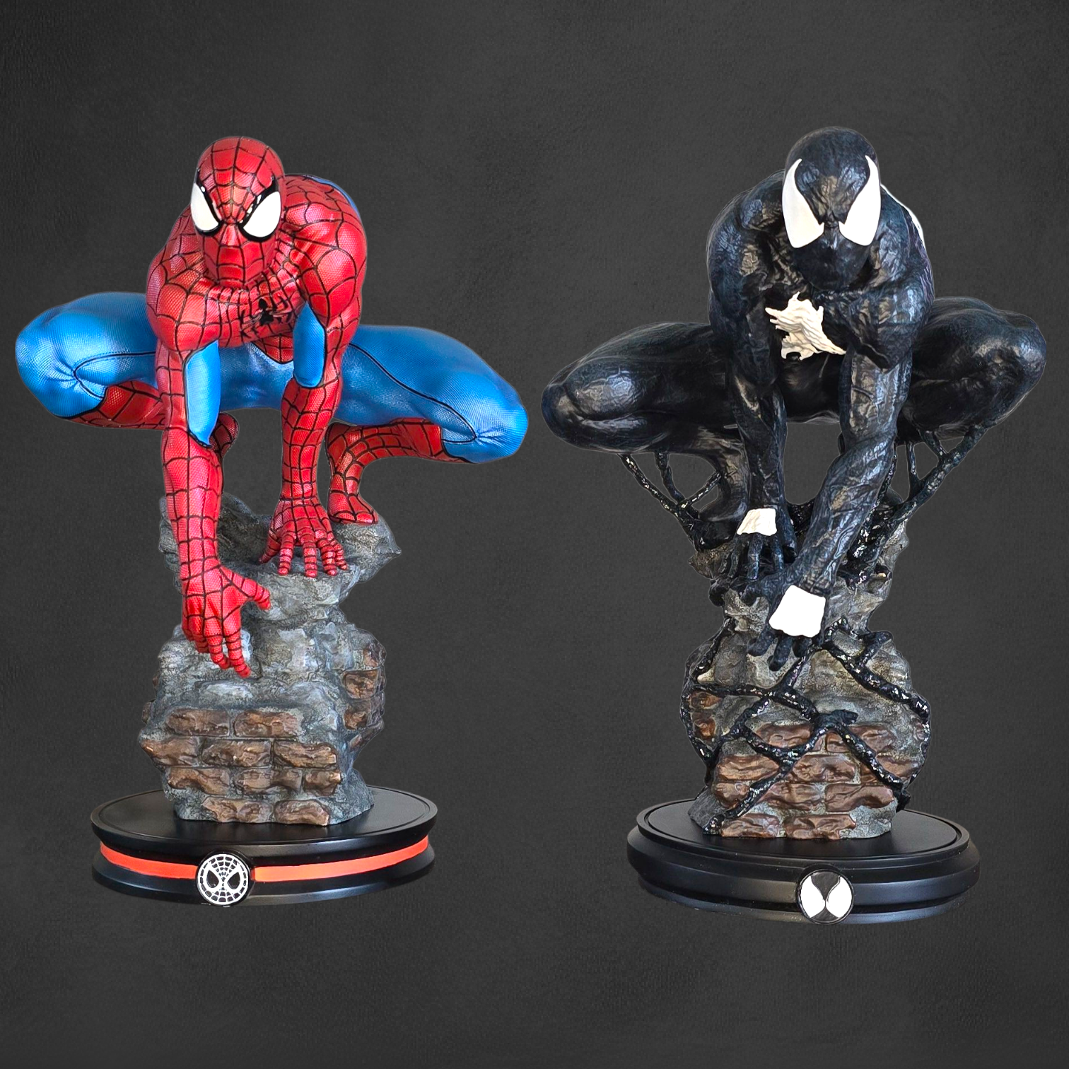 Spiderman and Symbiote - 1/4 Scale Resin Statue